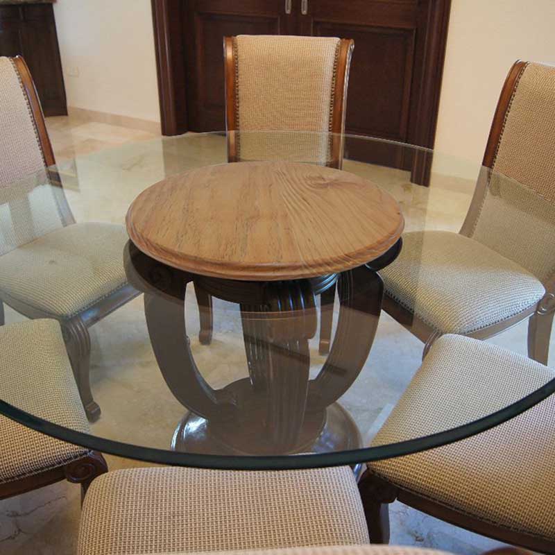 Centro De Mesa Con Base Giratoria