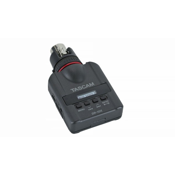 Grabadora voz portatil Tascam DR10X para Microfono Dinamico Negro