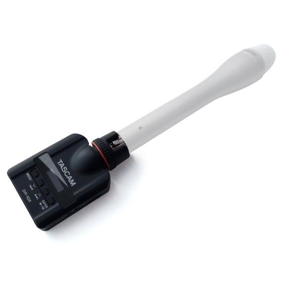 Grabadora voz portatil Tascam DR10X para Microfono Dinamico Negro
