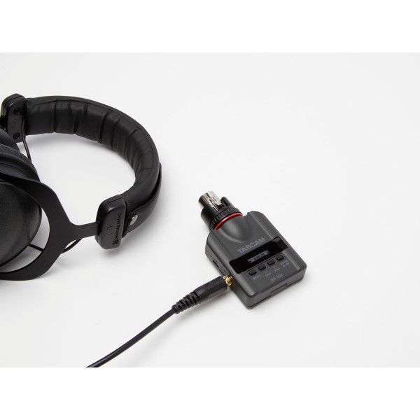 Grabadora voz portatil Tascam DR10X para Microfono Dinamico Negro