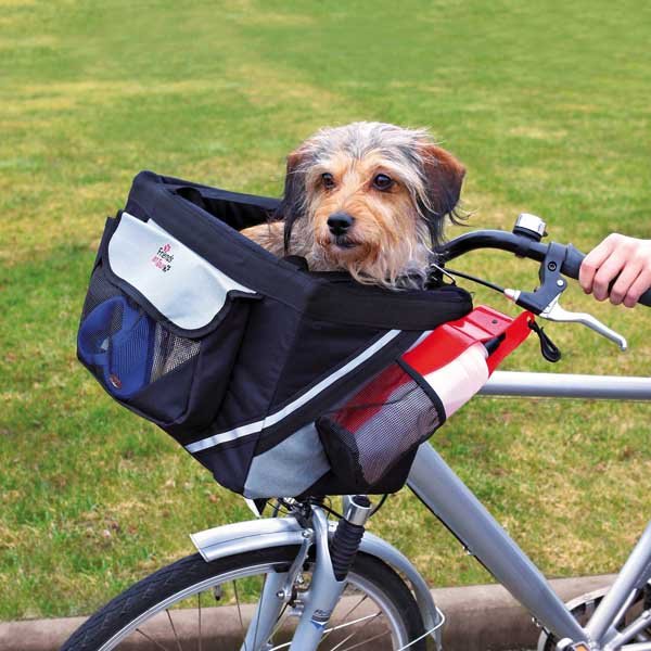 Trixie Cesta  Frontal para Bicicleta Para perros, gatos y otras pequeñas mascotas de hasta 6 kg