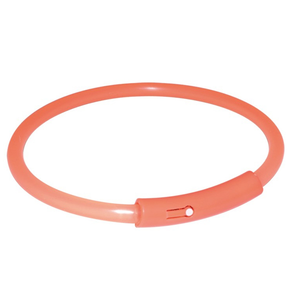 Trixie Collar de Banda Flash, Collar con Luz, S,32 cm,  Naranja