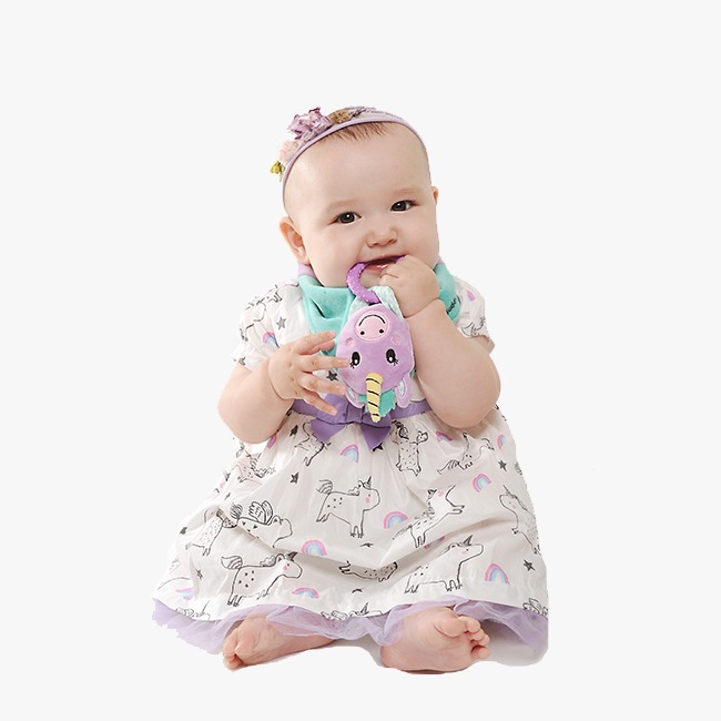 Buddy Bib - Babero Mordedera Para Bebés Mod Unicornio