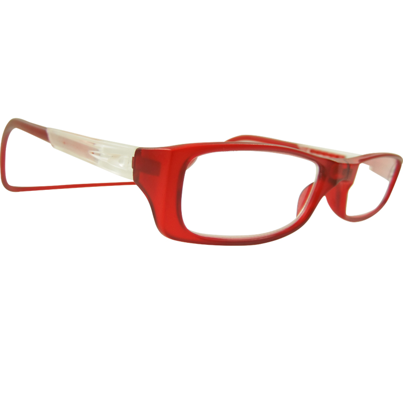 Anteojo Lectura Clik Comfort 2.00 Gris Rojo Transparente Obi