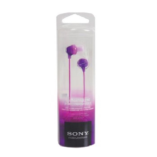 Audífonos Sony In-ear 100mW MDR-EX15LP Violeta