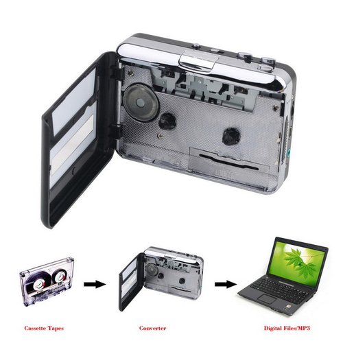  Convertidor De Cassettes A Mp3 Por Usb Grabadora P Play BYTESHOP
