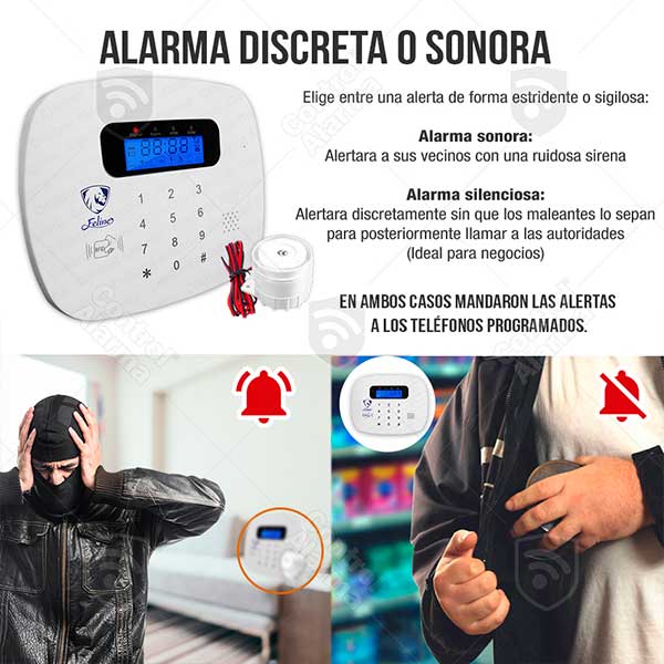 Alarma Gsm Tarjeta Rfid Vigilancia Inalambrica Seguridad Para Casa 5s