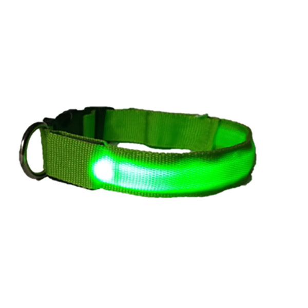 COLLAR LUZ LED PARA PASEOS NOCTURNOS RAZAS GRANDES, PUNKY FASHION PET