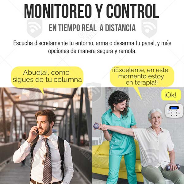 Alarma Gsm Rfid Ianalmbrica Chip Movil Seguridad Casa 18s