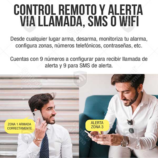 Alarma Gsm Rfid Ianalmbrica Chip Movil Seguridad Casa 18s