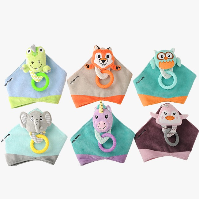 Buddy Bib - Babero Mordedera Para Bebés Mod Unicornio