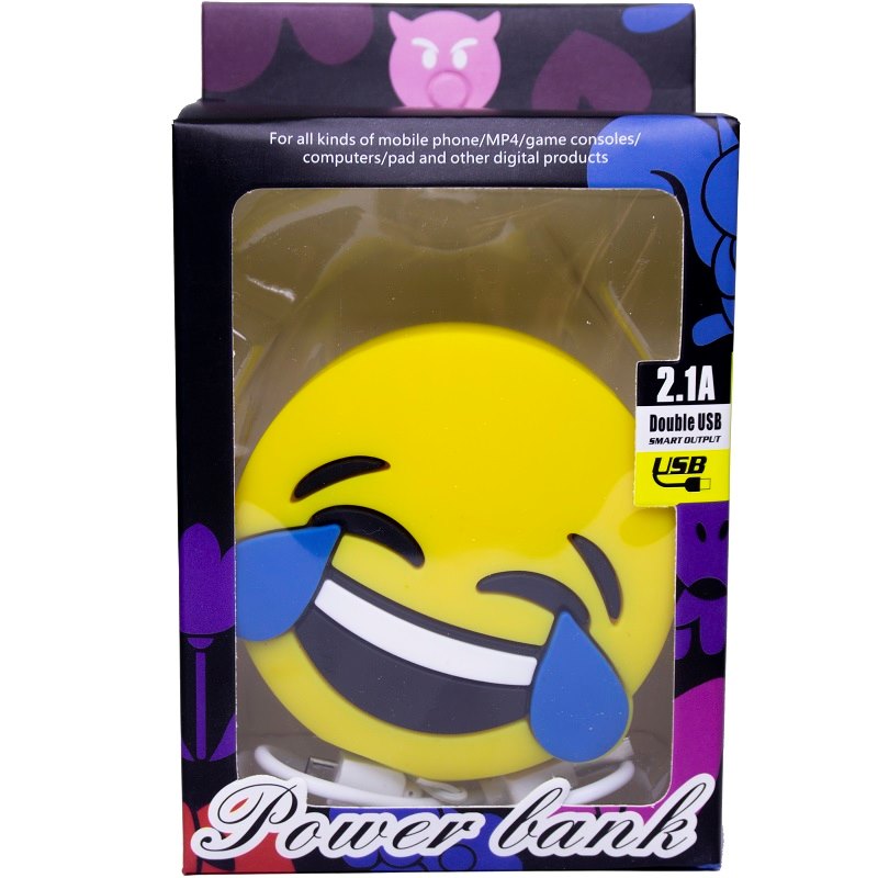 Cargador Power Bank Emoji Smile 8800 mAh 2.1A