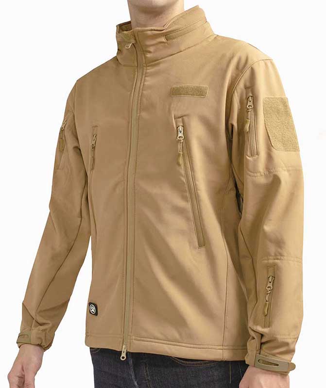 Chamarra Moderna Chaqueta Hombre Cafe Tactica