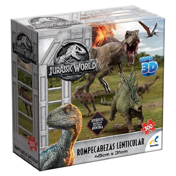 Rompecabezas Novelty Lenticular Super 3d Jurassic World 2