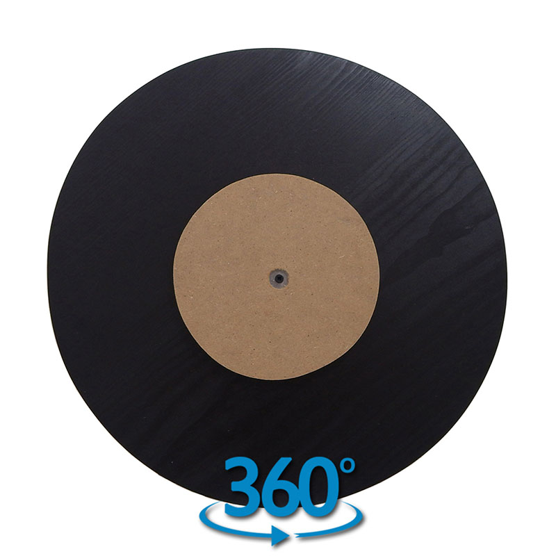 Centro De Mesa Con Base Giratoria Color Chocolate