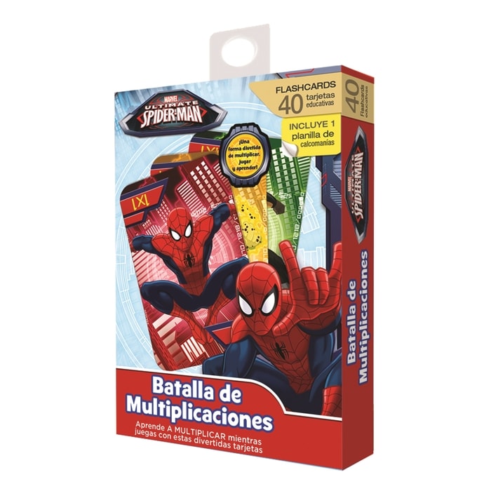 Flash Cards Guerra De Multiplicaciones Spider Ultimate