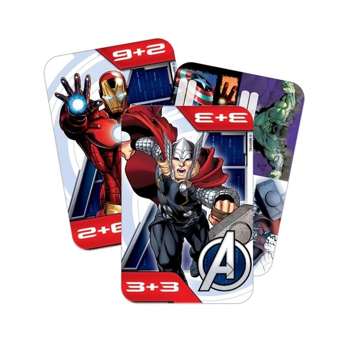 Flash Cards Guerra De Sumas Avengers Assamble