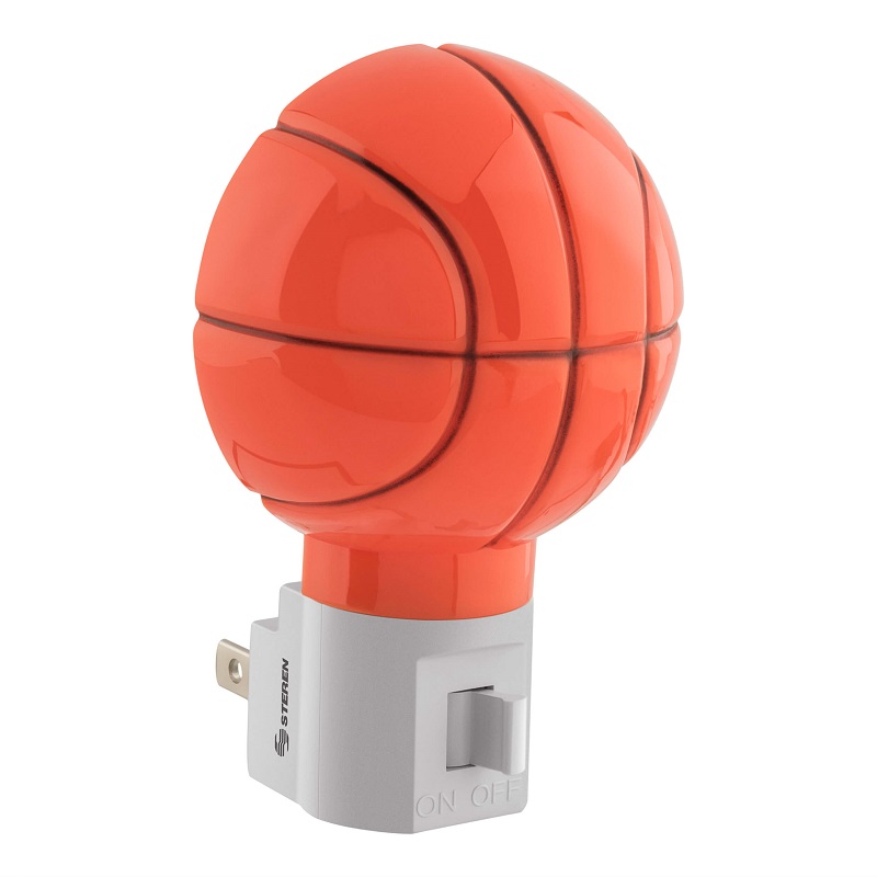 Mini lámpara LED de noche para niños, con switch en forma de balón de basketball