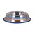 Plato de acero premium con anillo de goma de silicona adherido 16 oz