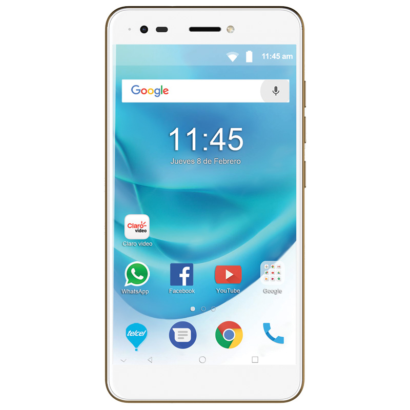 Celular ZTE LTE A6 MAX Color DORADO Telcel 