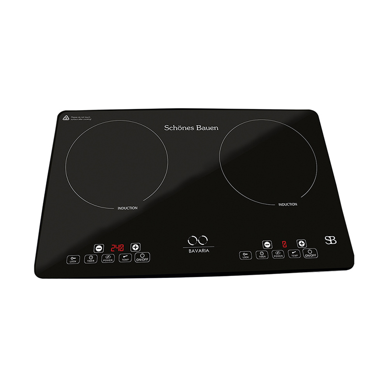 Schones Bauen Parrilla de Induccion Bavaria 2 Quemadores 120V