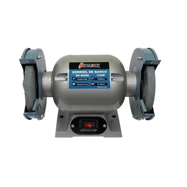Esmeril Banco 6 Pulgadas Motor 1/2 Hp 110/220v Silverline