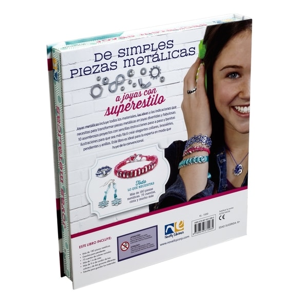 Libro de Manualidades Joyas Metálicas - Novelty
