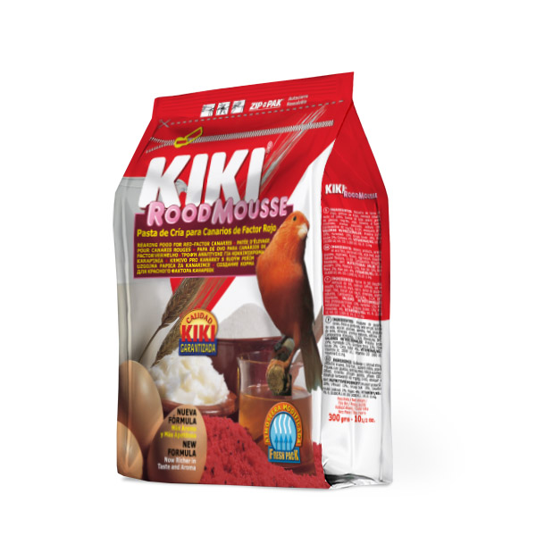 Kiki Rood Mousse Rojo Paquete 1 Kg.