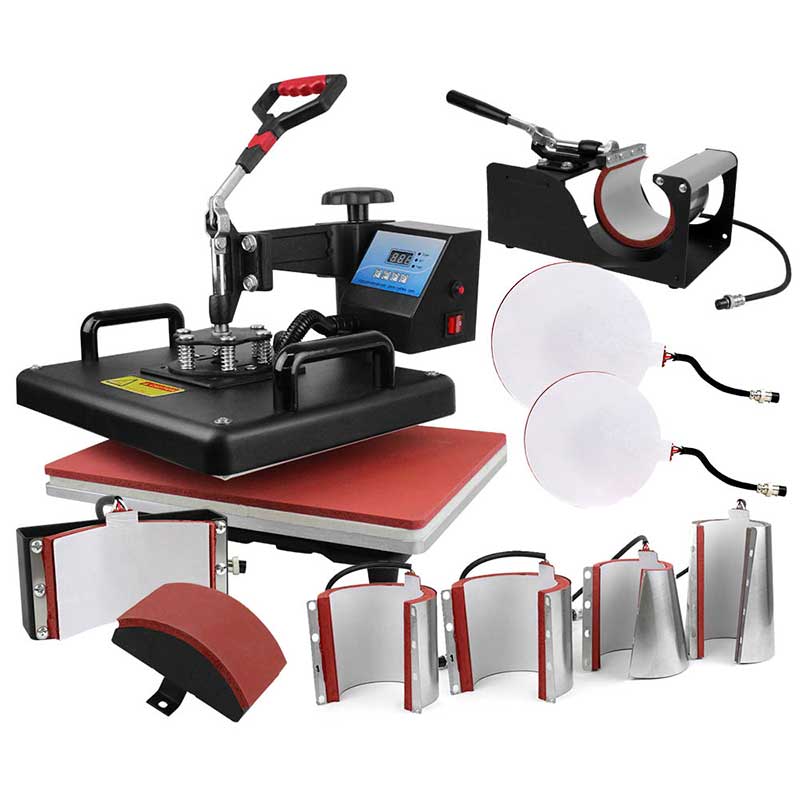 Maquina De Sublimacion 8 En 1 Plancha Para Playera Taza Gorra
