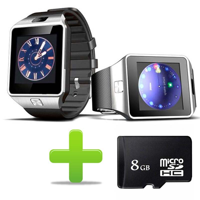  Redlemon Smartwatch Reloj Inteligente con Cámara y Chip SIM, Micro SD DZ09 con memoria de 8GB