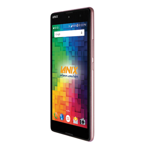 Celular LANIX 3-G X710 ILIUM Color ROSA DORADO Telcel