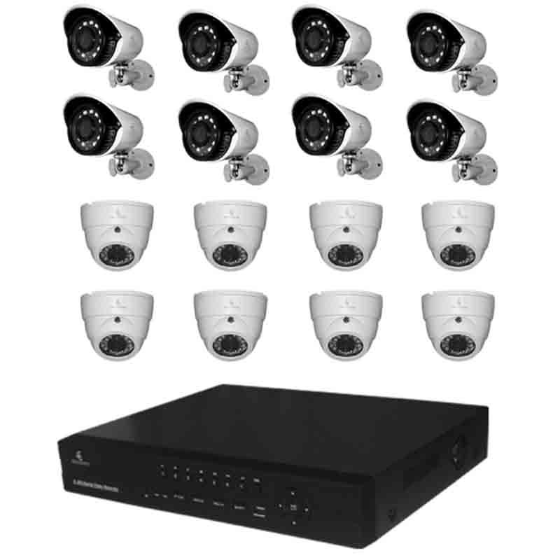 Kit Cctv Video Vigilancia 16 Cámaras Ahd Alta Definición 1080p Dvr Seguridad Circuito Cerrado