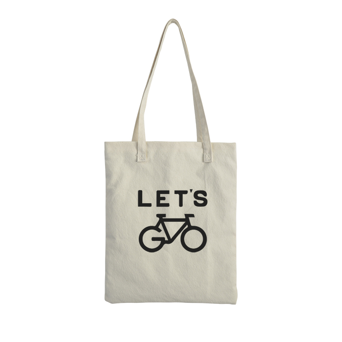 Bolsa Tote de loneta con estampado estilo de vida marca SFM modelo bici3