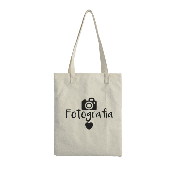 Bolsa Tote de loneta con estampado estilo de vida marca SFM modelo Camara3