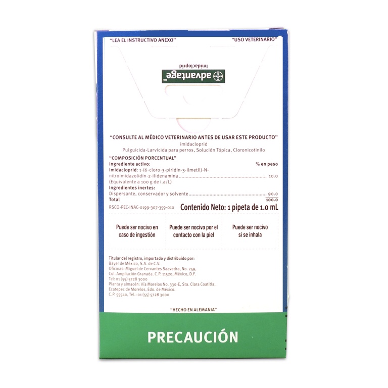 BAYER ADVANTAGE Perro Extra Grande 4.0ML 