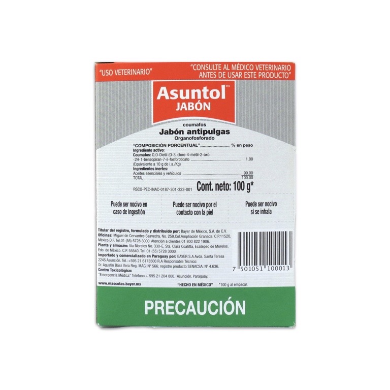 BAYER ASUNTOL JABON 100GR