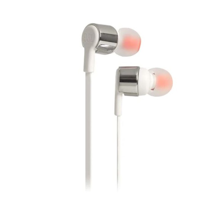 Audifonos Jbl T210 In-ear Pure Bass Metalico Manos Libres Gris