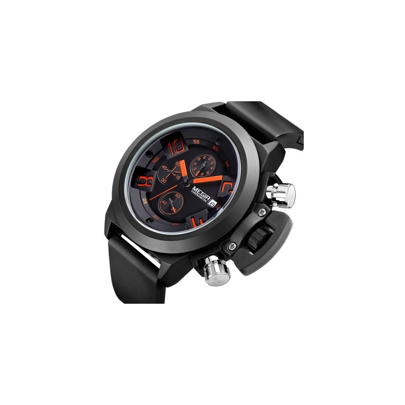 Reloj Deportivo Moderno Megir Cronometro Fechador Metalico BYTESHOP