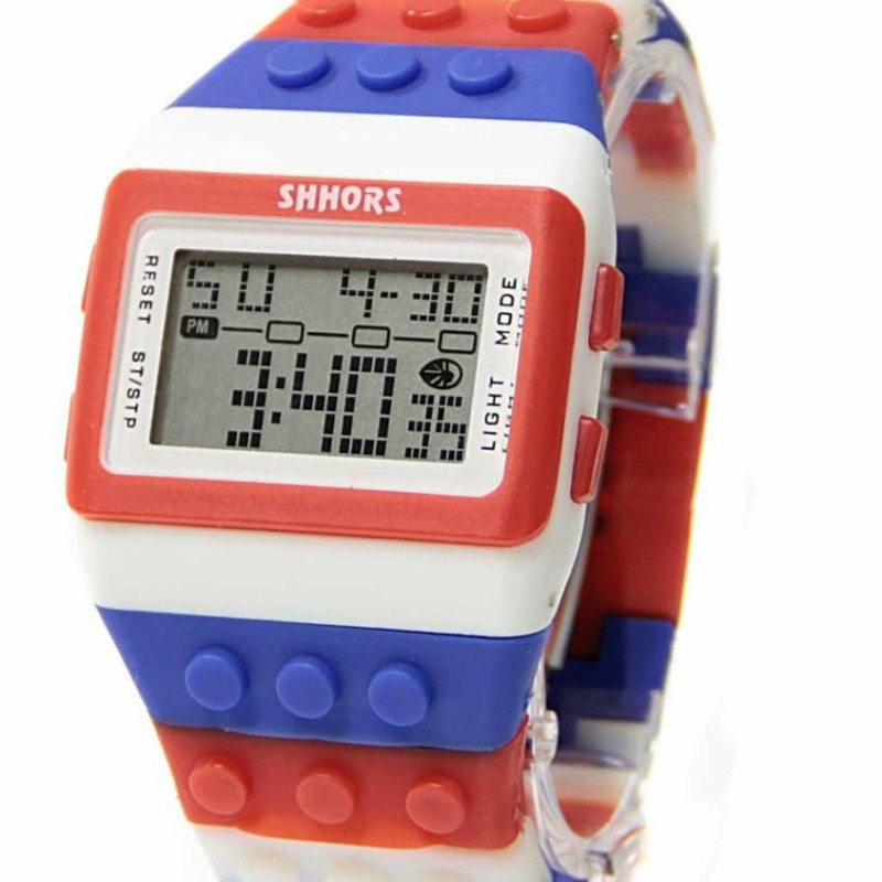 reloj tipo lego