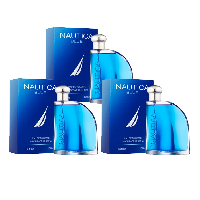 Paquete 3X1 Nautica Blue Para Hombre de Nautica edt 100 ml