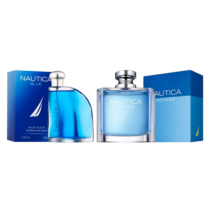 Paquete 2 Perfumes Nautica Voyage + Nautica Blue edt 100ml