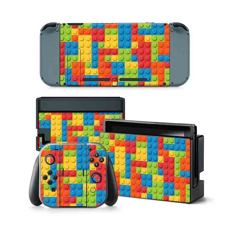 Nintendo Switch Skin Estampas Pegatinas (Cuadros Colores)