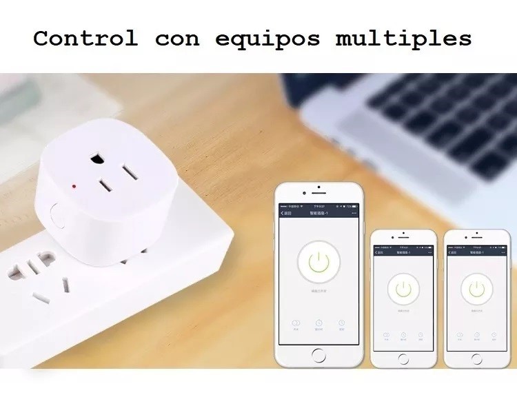 Clavija Contacto Inalambrico Wifi Google Assist y Alexa