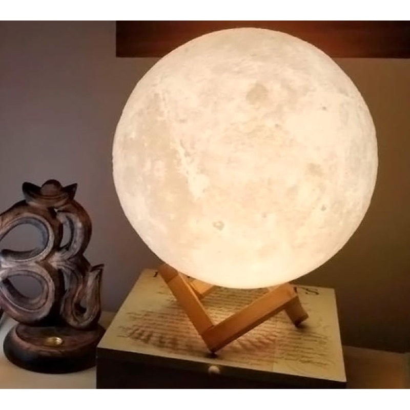 Lámpara Lunar Touch-Luz LED recargable 15CM
