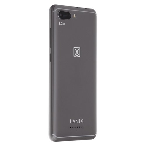 Celular LANIX LTE M5 ILIUM Color GRIS Telcel  y de regalo una MEMORIA micro SD  de 32 GB ADATA