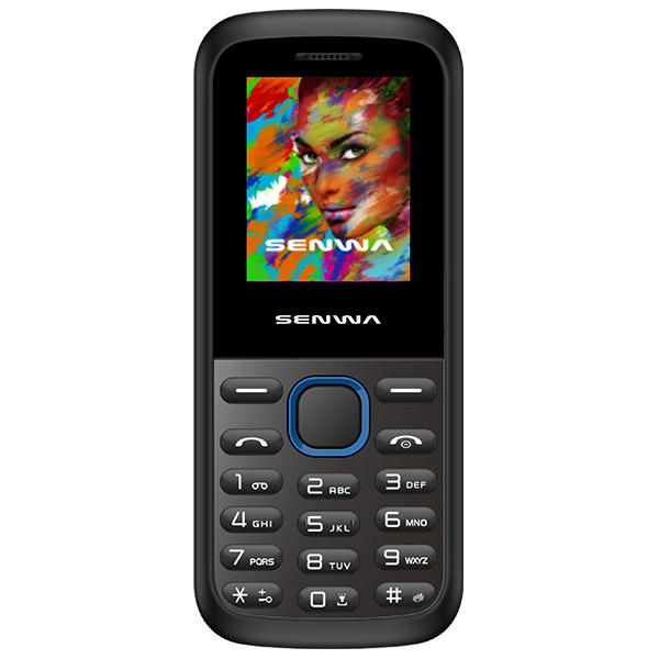 Celular SENWA 3-G S319 STREET Color NEGRO/AZUL Telcel
