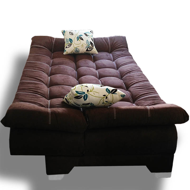 Sofa cama Nigeria suede chocolate Maderian // ENTREGA A CDMX Y ZONA ME