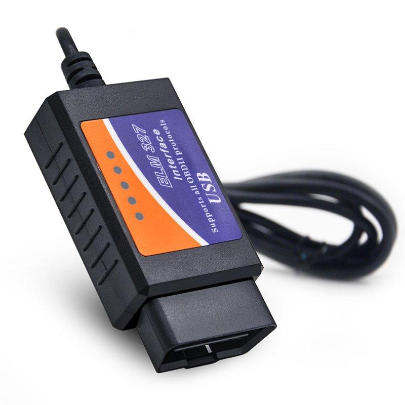 Escaner Automotriz Elm327 Interfaz Usb Obd2 Software Omm BYTESHOP