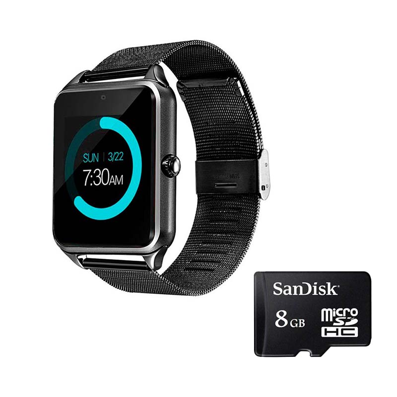 Smartwatch Bluetooth con Ranura para SIM, Micro SD Z60 con Memoria de 8gb Incluida