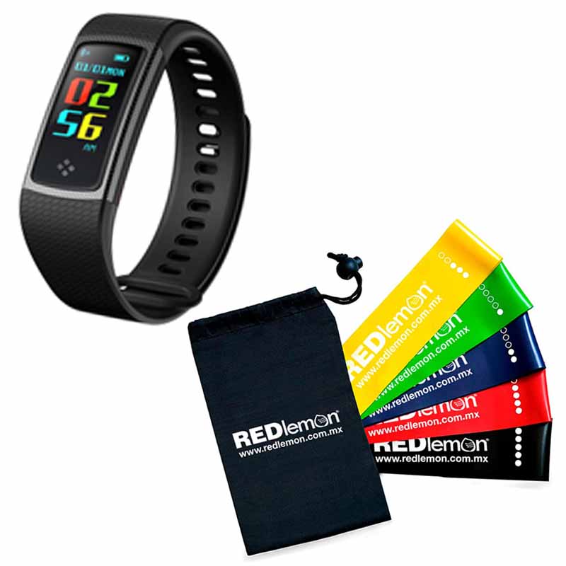 Paquetes de bandas de resistencia para ejercicio con Smartband tipo fitband Negro
